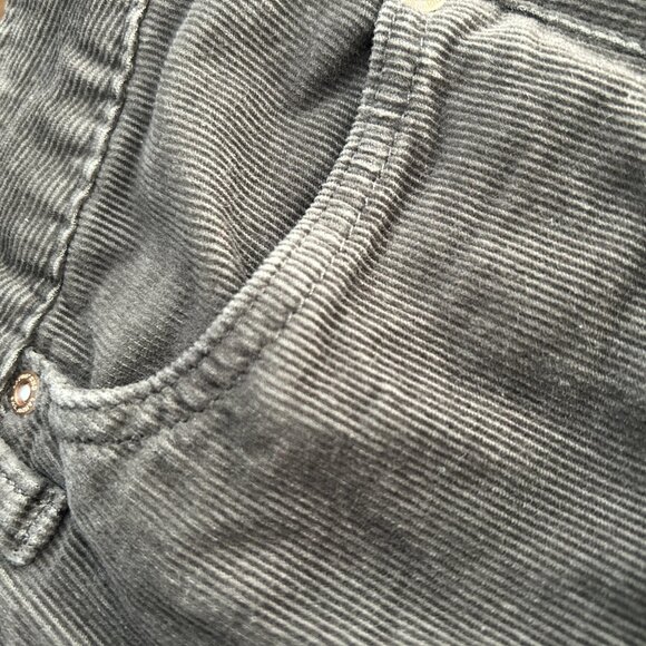 Land's End Grey Cords Women's Size 4 Low-Rise - Picture 4 of 6